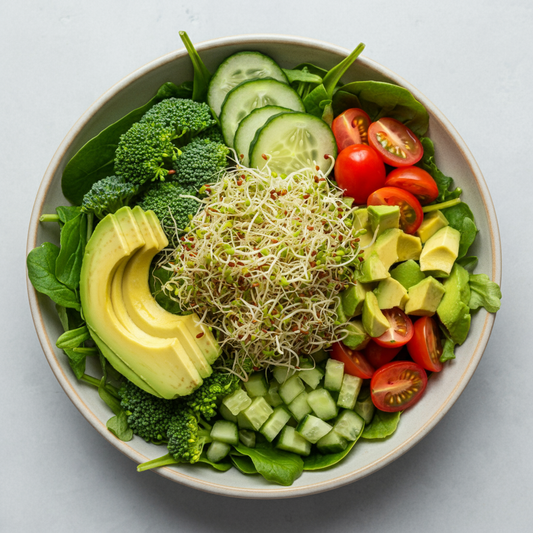 Simple and Refreshing Sprout Salad