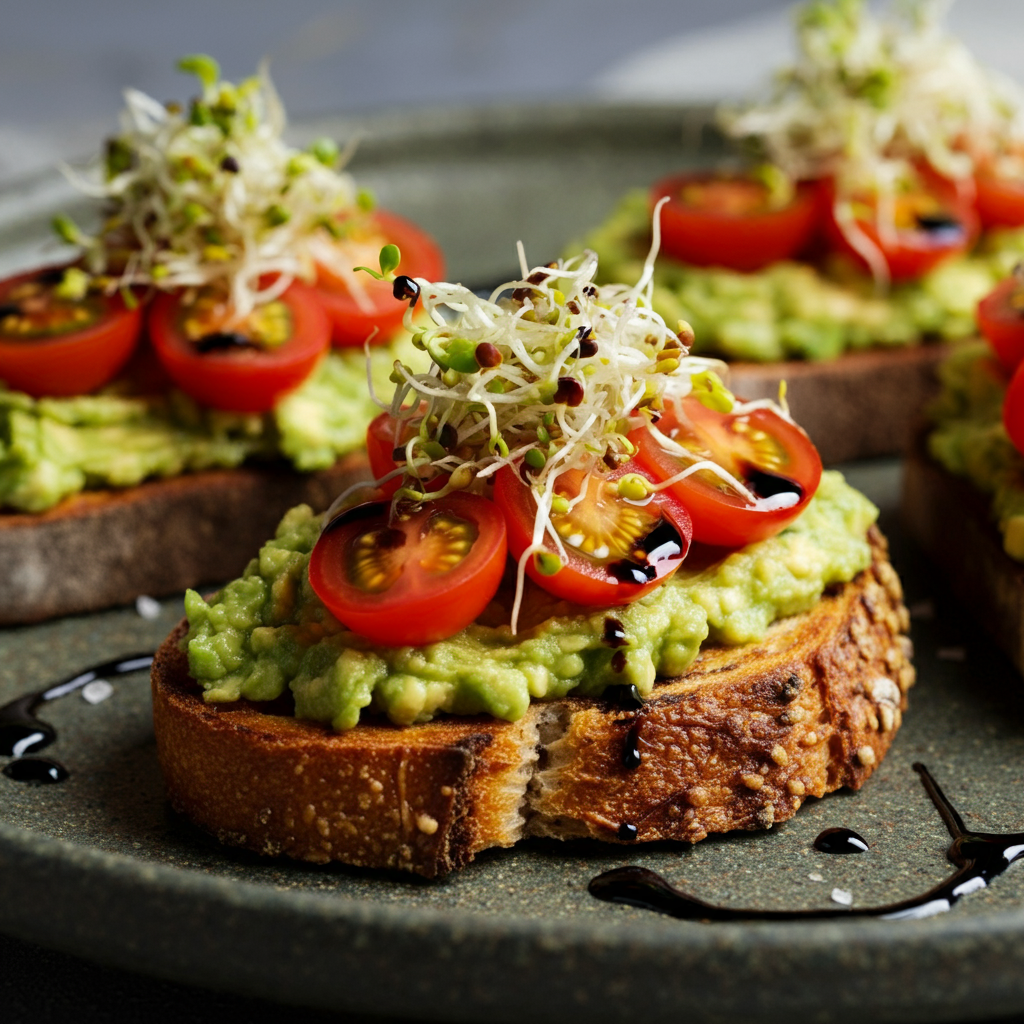 Sprout & Tomato Crostini – A Perfect Plant-Based Snack – The Sprouting ...