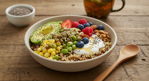 Vegan Sprouted Breakfast Bowl